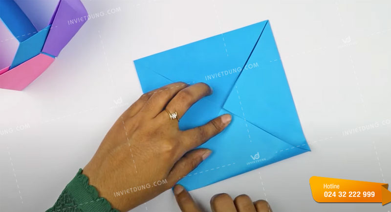 Cách làm hộp giấy đựng bút nhiều ngăn bước 8