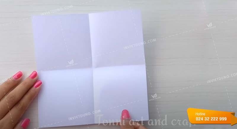 Tạo hình phần hộp giấy hình bên trong bước 1