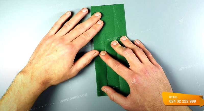 Cách gấp hộp giấy đơn giản hình chữ nhật bước 3