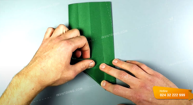 Cách gấp hộp giấy đơn giản hình chữ nhật bước 4