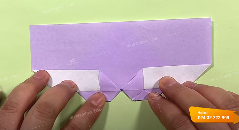 Cách xếp hộp giấy hình trái tim độc đáo bước 7