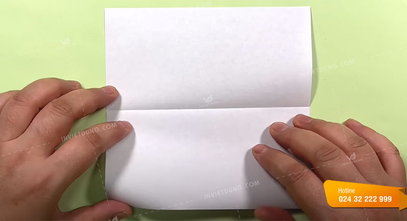 Cách xếp hộp giấy hình trái tim độc đáo bước 1
