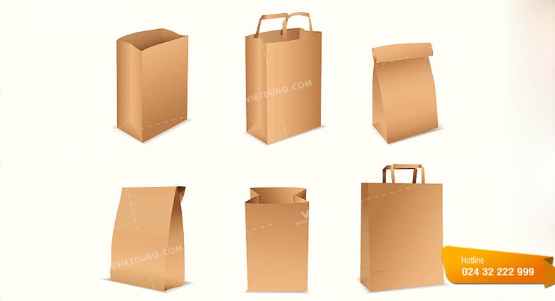 Hoàn thành và sử dụng túi giấy