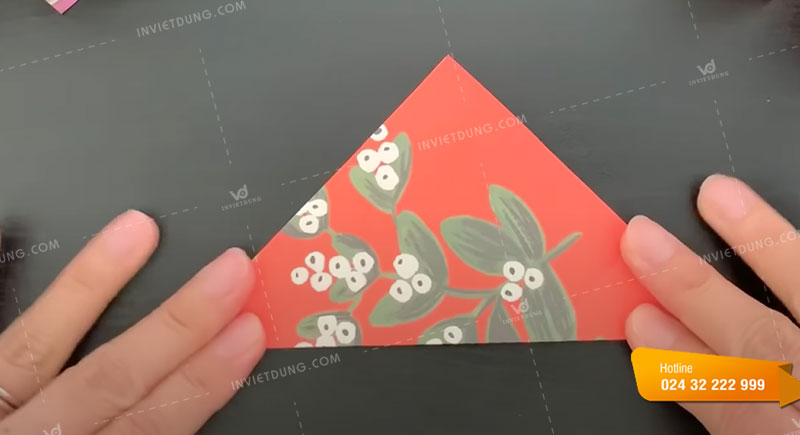 Cách gấp túi giấy mini tại nhà đơn giản bước 8.2