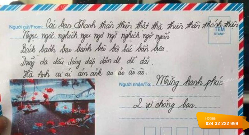 Cách viết phong bì đám cưới cho bạn thân