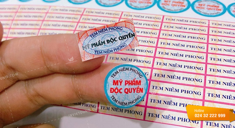 Lưu ý về độ bám dính của tem vỡ