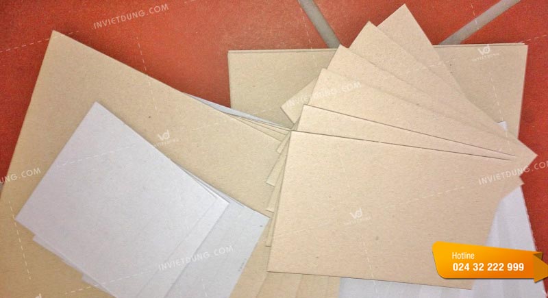 Giấy carton mỏng