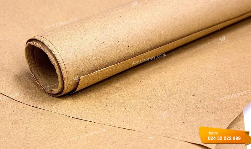 Chất liệu kraft in túi giấy đựng quà tặng