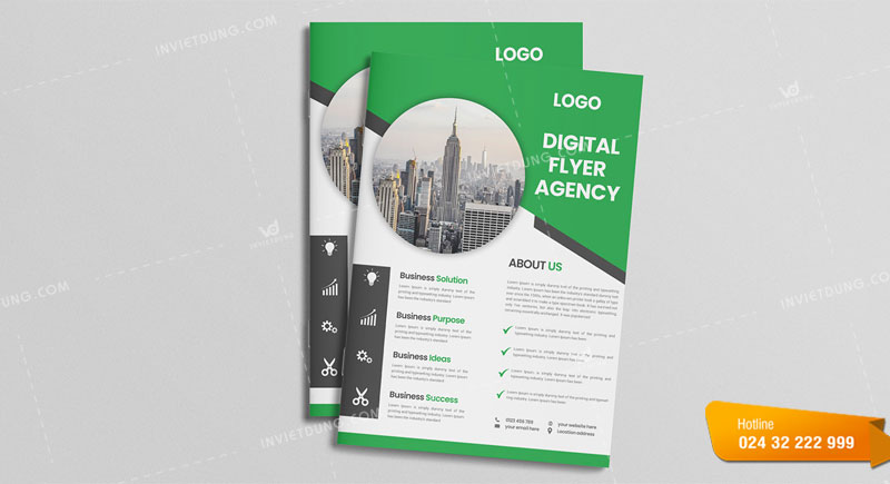 Kích thước brochure A4