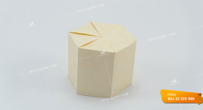 Kích thước hộp giấy bát giác