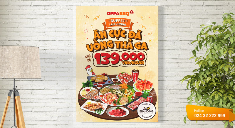 Kích thước poster quảng cáo khổ dọc