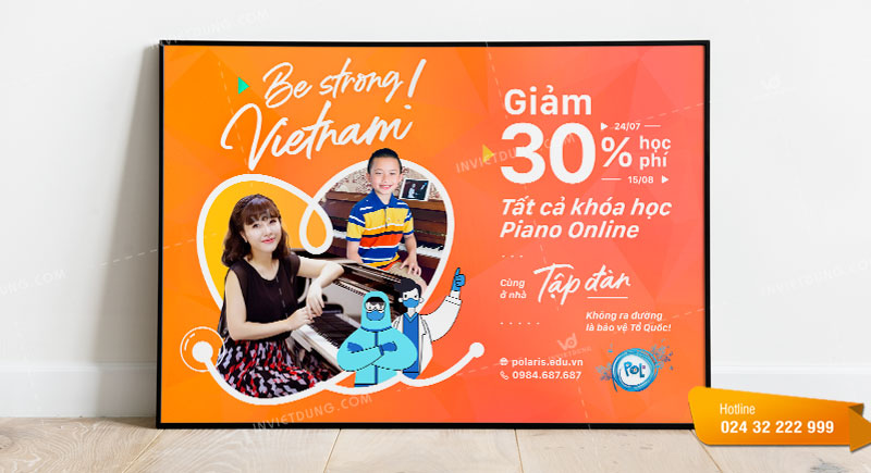 Kích thước poster quảng cáo khổ ngang