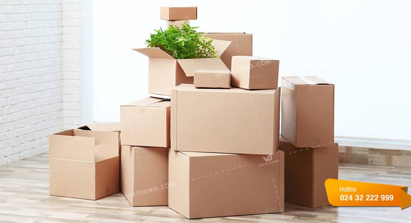 Thùng carton có rất nhiều kích thước phù hợp với nhu cầu sử dụng của mỗi người