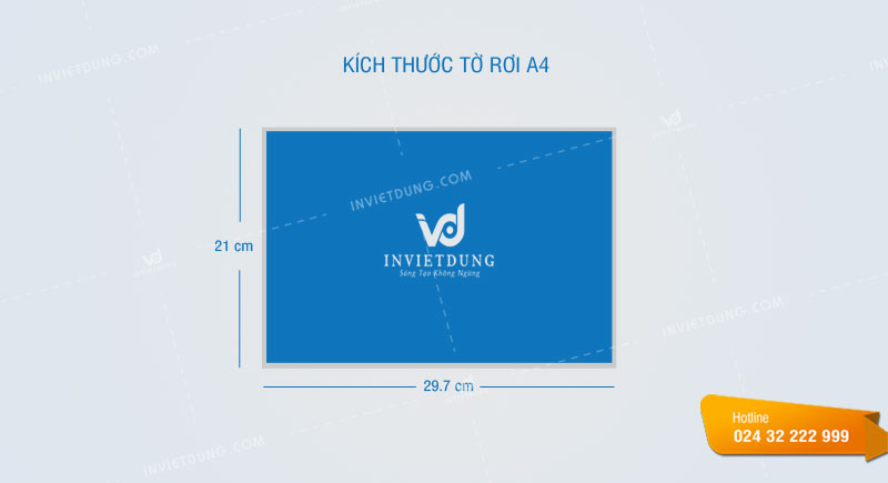 Kích thước tờ rơi A4