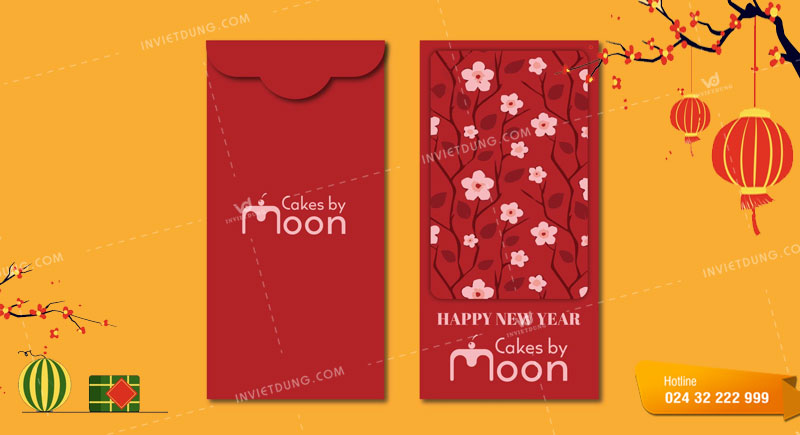 Mẫu bao lì xì Tết Moon Cakes