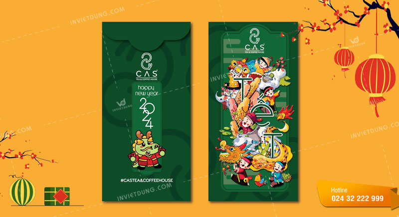 Mẫu bao lì xì Tết C A S
