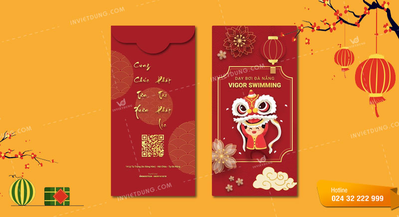 Mẫu bao lì xì Tết đẹp với thiết kế độc quyền