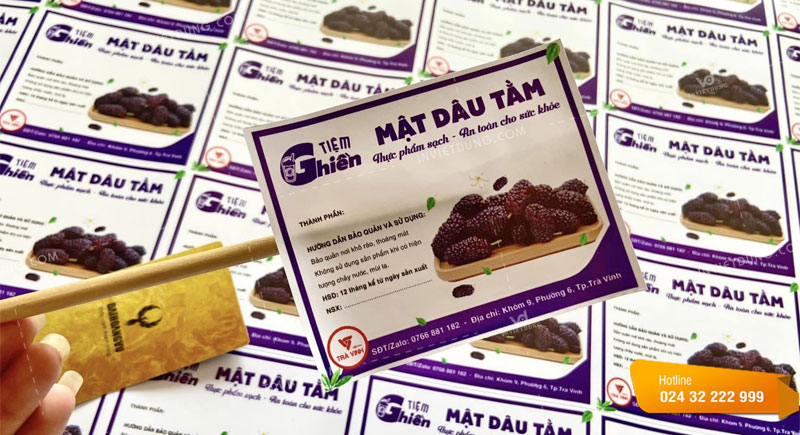 Các loại hộp bánh kẹo cần in tem nhãn dán