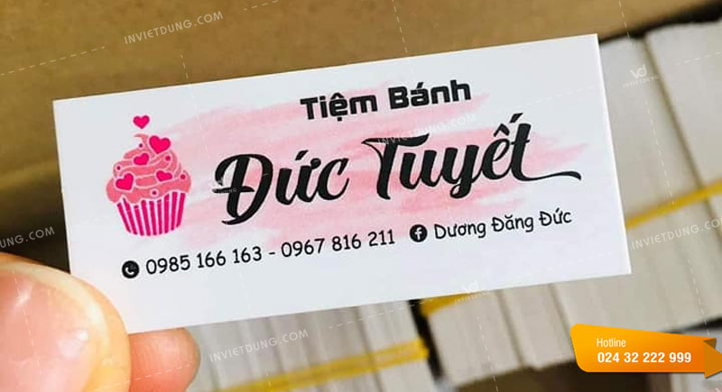 Mẫu tem nhãn dán bánh tiệm bánh Đức Tuyết