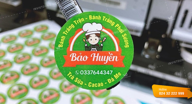 Có nên in tem nhãn bánh tráng trộn không?