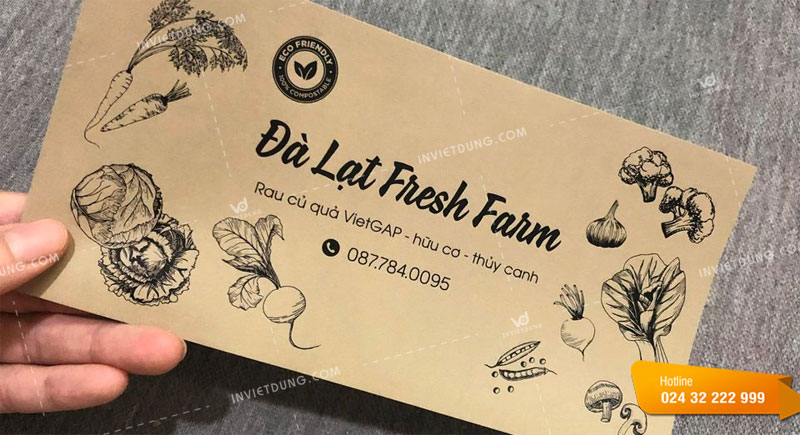 Mẫu tem nhãn dán sản phẩm đặc sản Đà Lạt