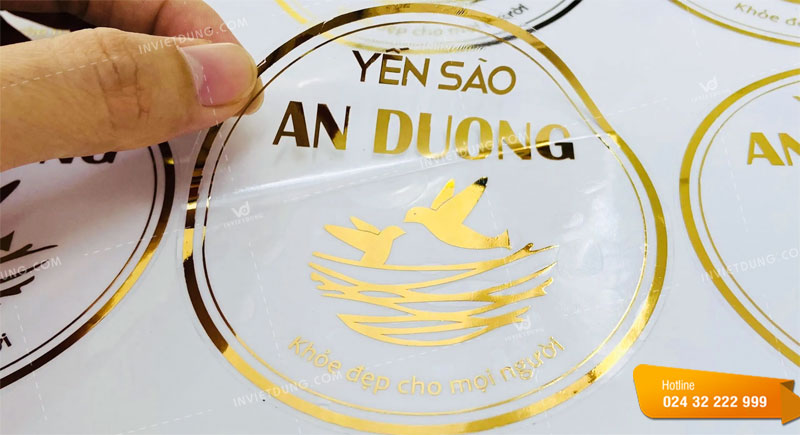 Tem nhãn hình tròn