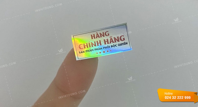 Mẫu tem niêm phong chống hàng giả decal hologram
