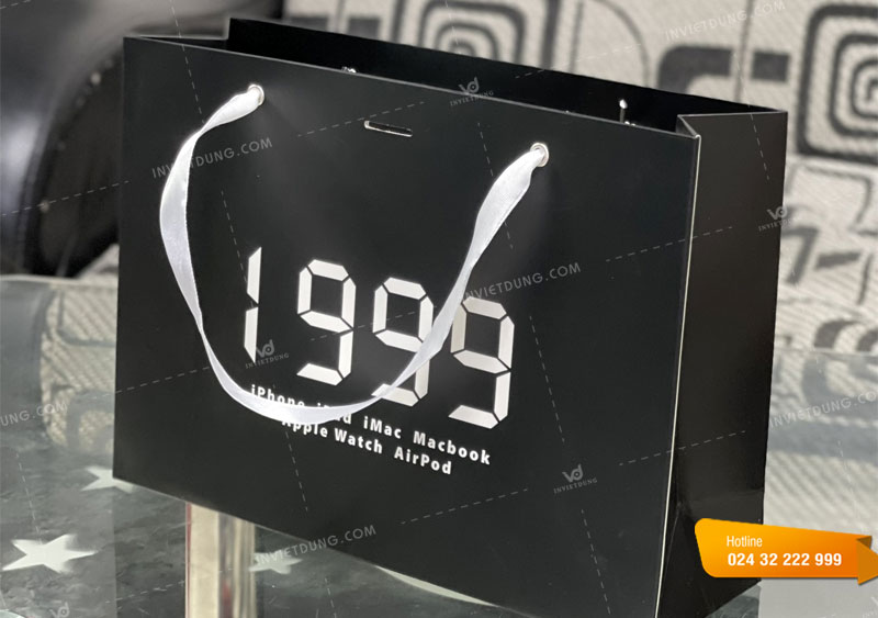 Mẫu túi giấy đựng điện thoại cửa hàng 1999
