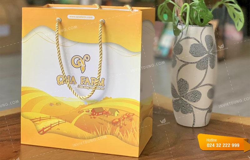 In túi giấy đựng trà đẹp và sang trọng