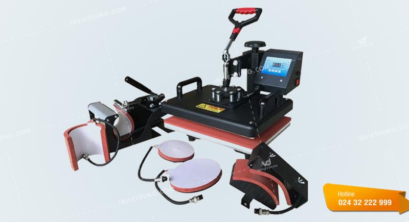 Máy in ép nhiệt đa năng 6 trong 1