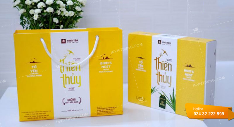 Thiết kế túi giấy đựng yến sào cần lưu ý những điều gì?