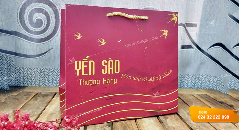 Thiết kế túi giấy đựng yến sào cần lưu ý những điều gì?