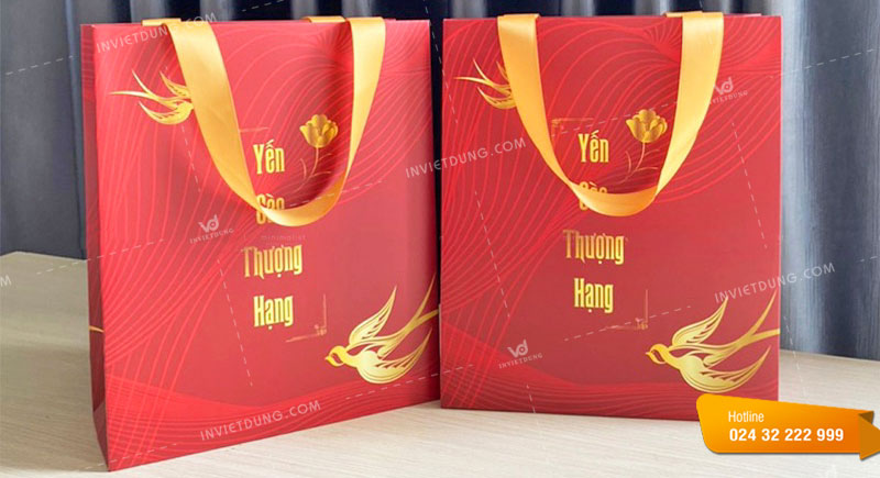 Túi giấy đứng đựng yến sào