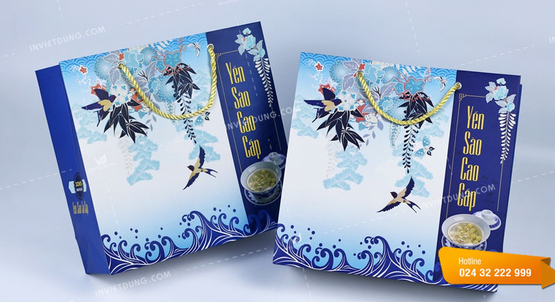 Thiết kế và in ấn túi giấy đựng yến sào