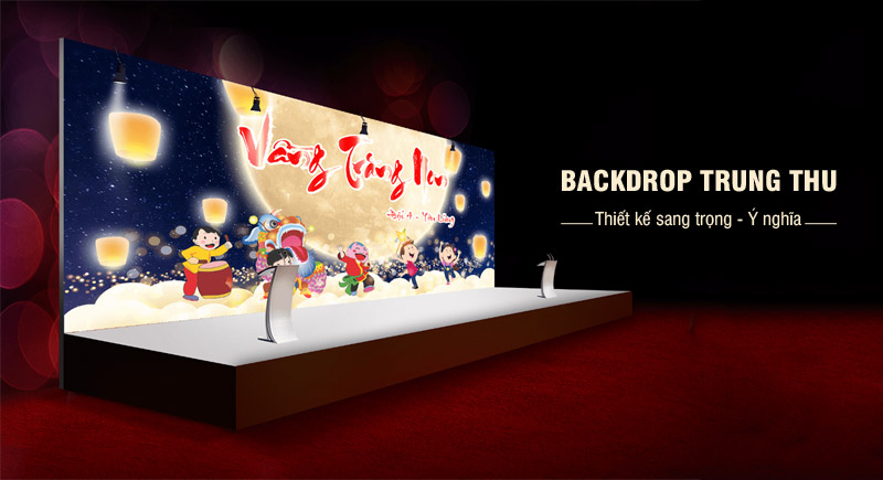 Top 15+ mẫu backdrop Tết trung thu thiết kế độc đáo, thu hút
