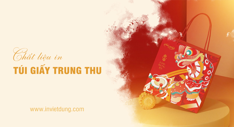 Chất liệu in túi giấy trung thu được sử dụng phổ biến hiện nay