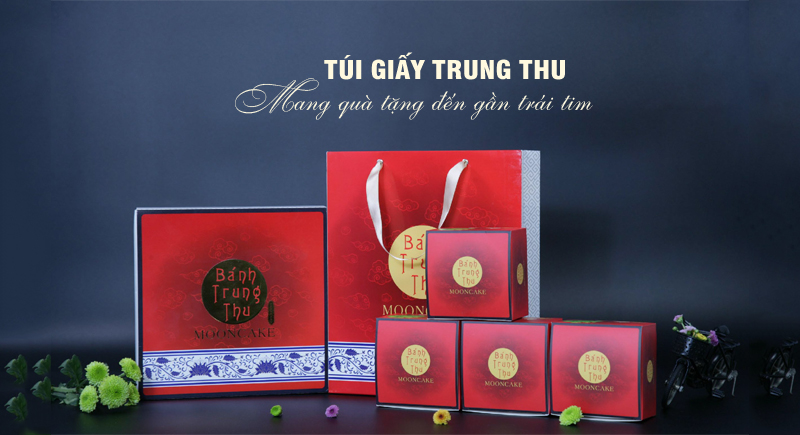 Công dụng của túi giấy đựng bánh trung thu sang trọng