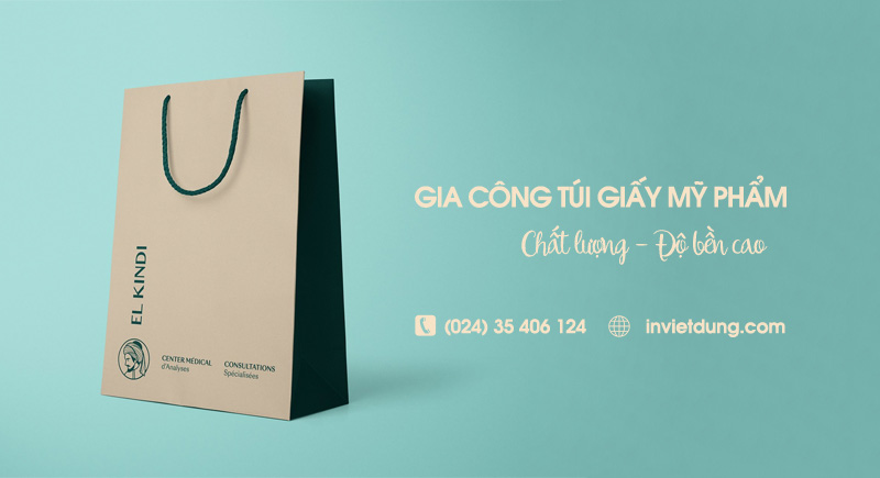 Cùng tìm hiểu kỹ thuật gia công túi giấy mỹ phẩm phổ biến