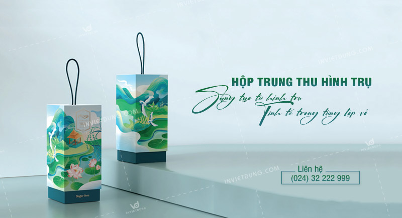 Khám phá 15+ mẫu hộp bánh trung thu hình trụ thiết kế đẹp