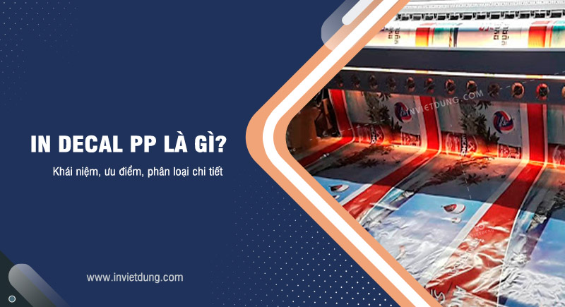 In decal PP là gì? Phân loại, so sánh in PP và decal thường