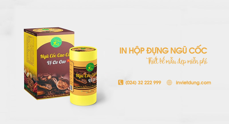 Xưởng in hộp giấy đựng ngũ cốc theo yêu cầu tại Hà Nội