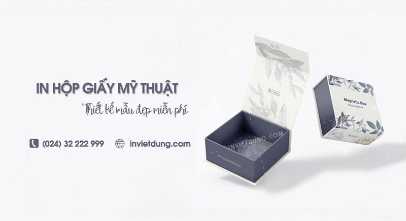 Xưởng in hộp giấy mỹ thuật sang trọng, giá tốt tại Hà Nội