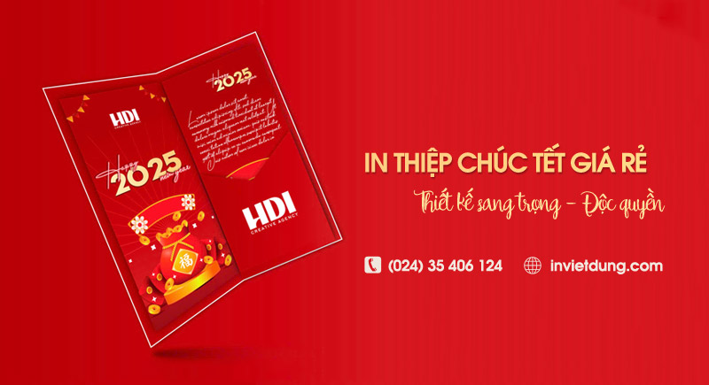 In thiệp tết
