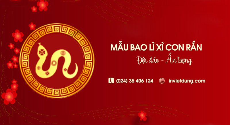 Bộ sưu tập 10+ mẫu bao lì xì con rắn thiết kế đẹp ấn tượng