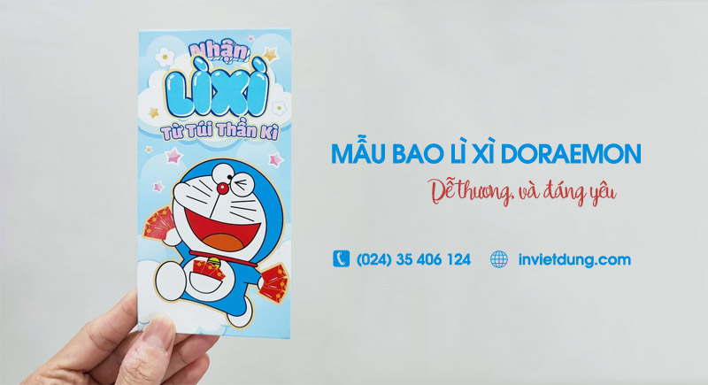 Khám phá 20+ mẫu bao lì xì Doraemon độc đáo, đáng yêu