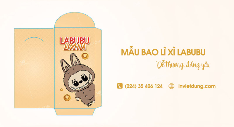 Top 17+ mẫu bao lì xì Labubu thiết đẹp độc đáo, hot trend
