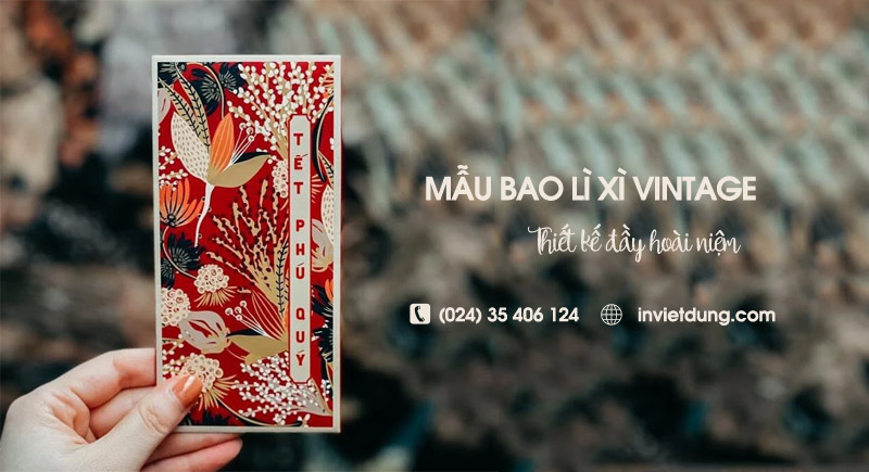 Top 20+ bao lì xì xưa vintage phong cách cổ điển ấn tượng