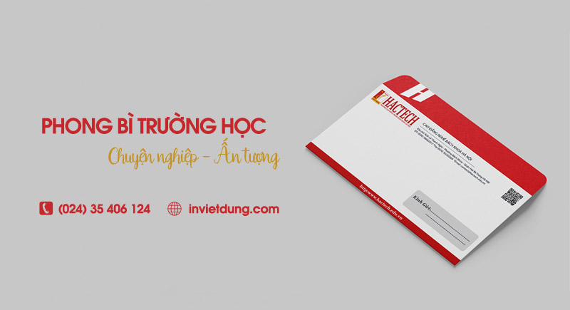 Top 20+ mẫu phong bì trường học thiết kế đẹp ấn tượng