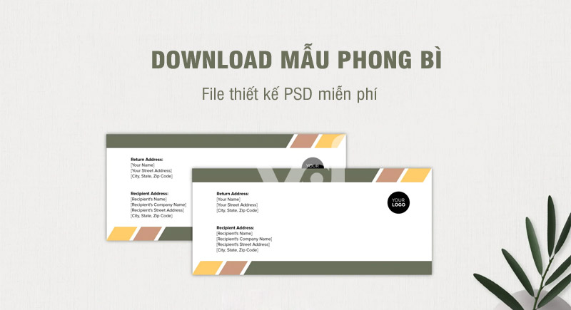 Download mẫu thiết kế phong bì thư đẹp