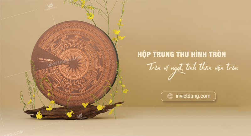 Tổng hợp 15+ mẫu hộp bánh trung thu hình tròn độc đáo